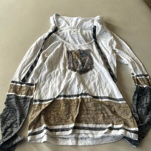 Size small VGK Vegas Golden Knights long sleeve hooded shirt